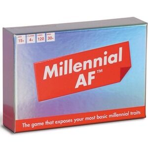 Bubblegum Stuff Millennial AF Card Game 120 Cards Party Game Ages 15+ New